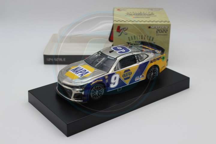 Chase Elliott 2022 NAPA Darlington Throwback 1:24 Color Chrome